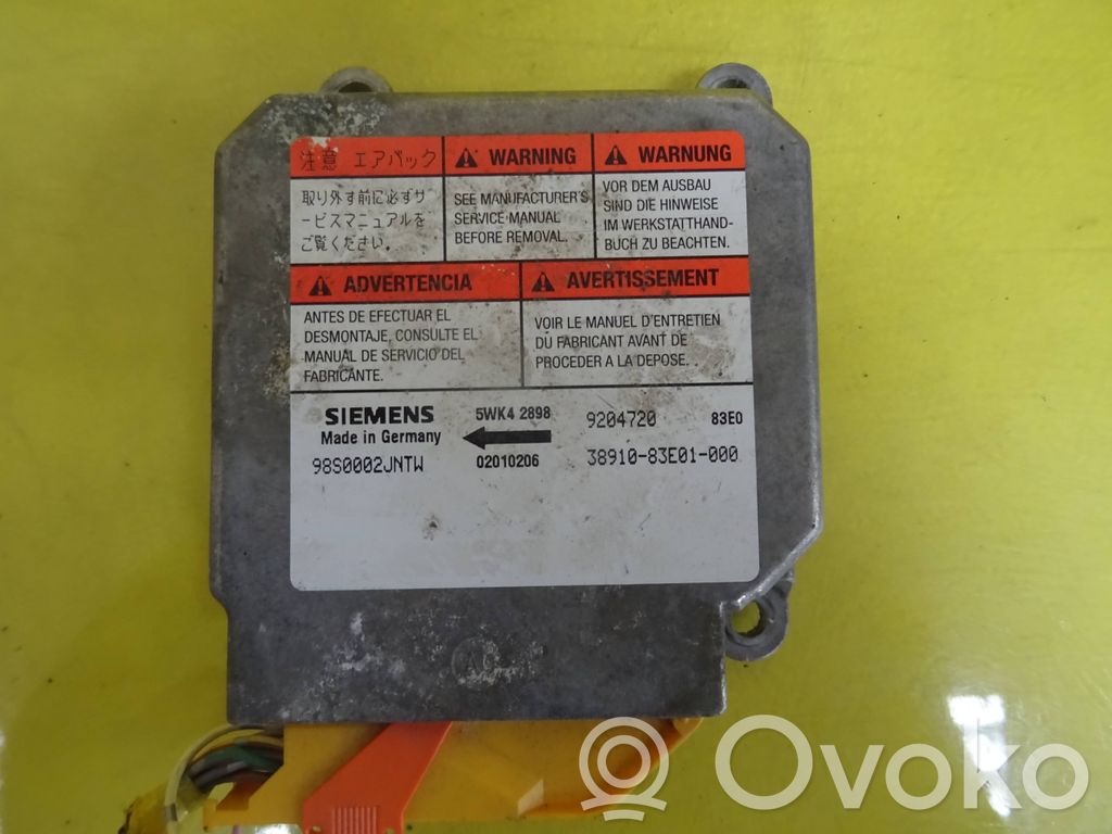 Suzuki Wagon R+ Airbag control unit/module 