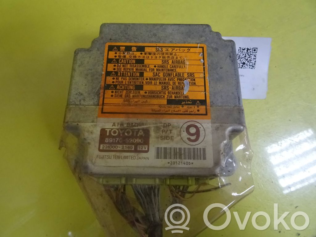 Toyota Yaris Airbag control unit/module 