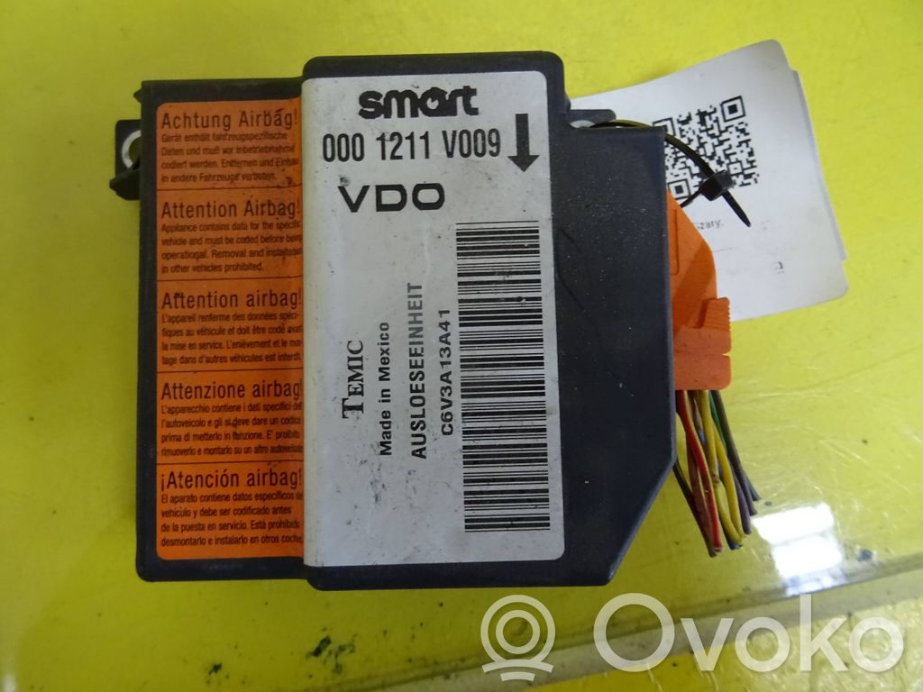 Smart ForTwo I Airbag control unit/module 