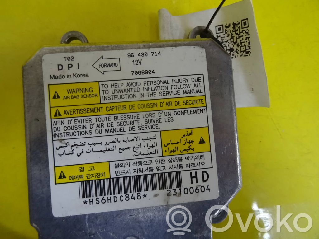Chevrolet Kalos Airbag control unit/module 