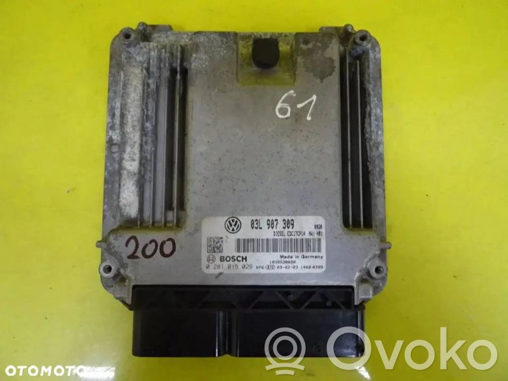 Engine control unit/module   03L907309,0281015029