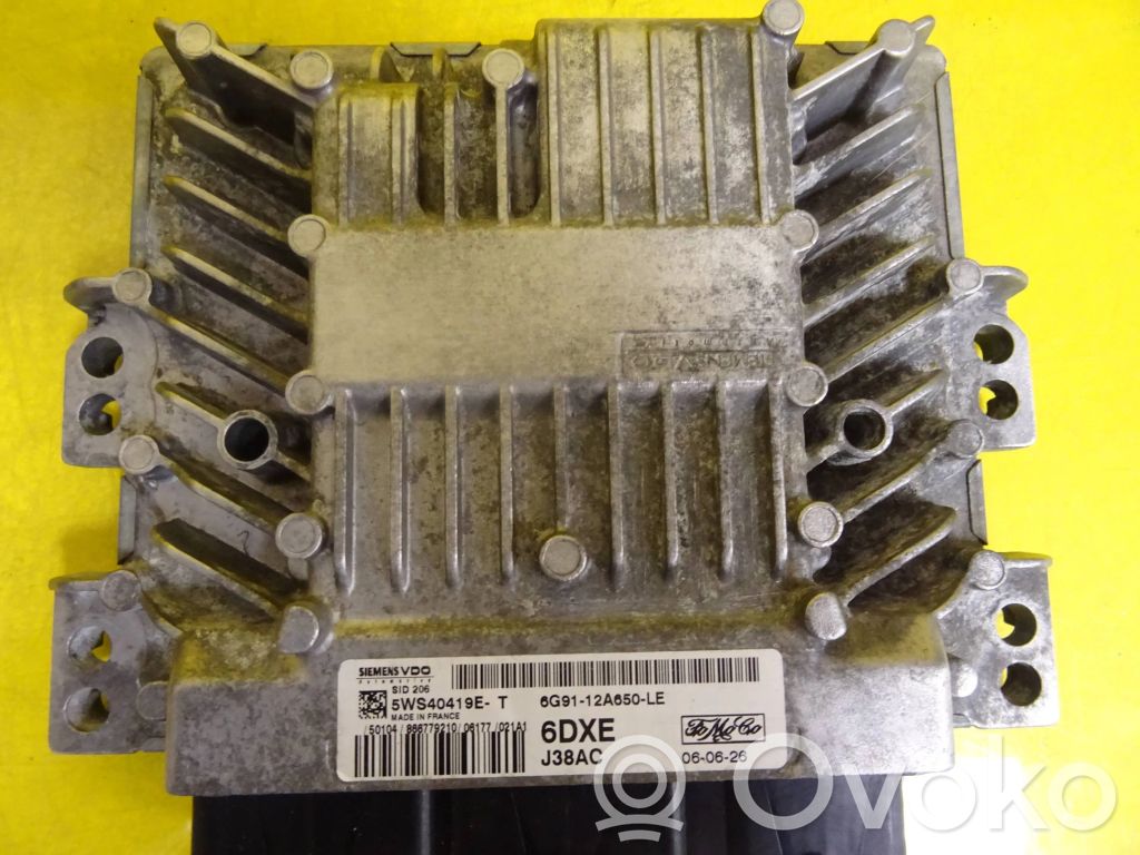Engine control unit/module   6G9112A650LE,5WS40419ET