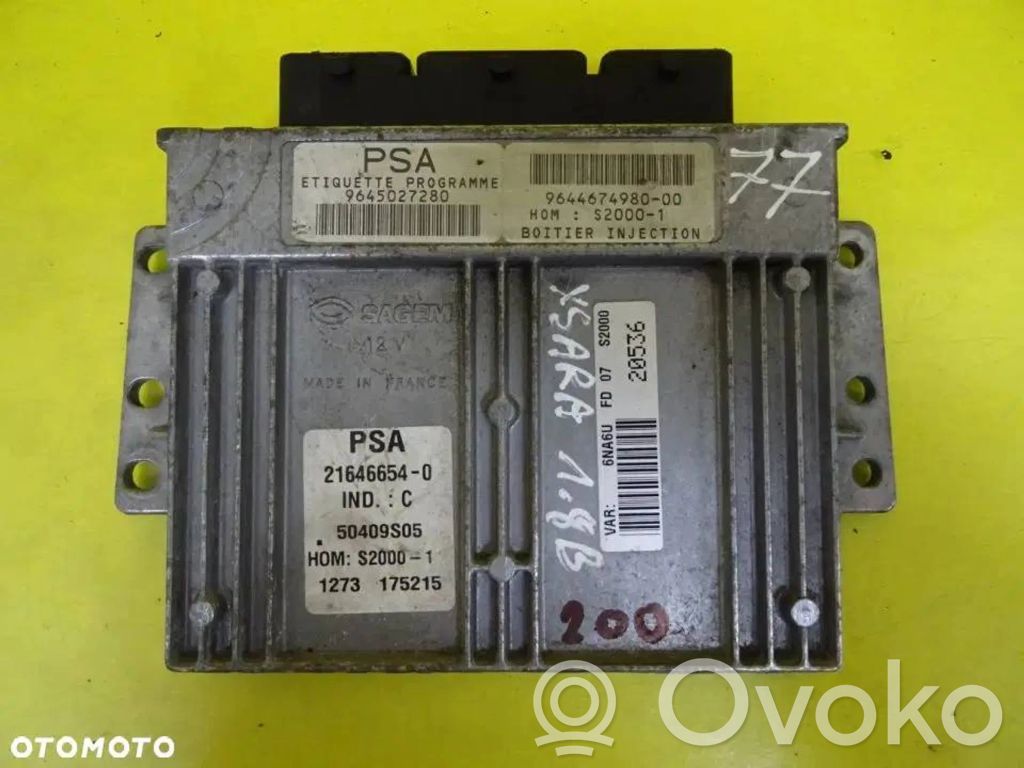 Citroen Xsara Picasso Engine control unit/module 