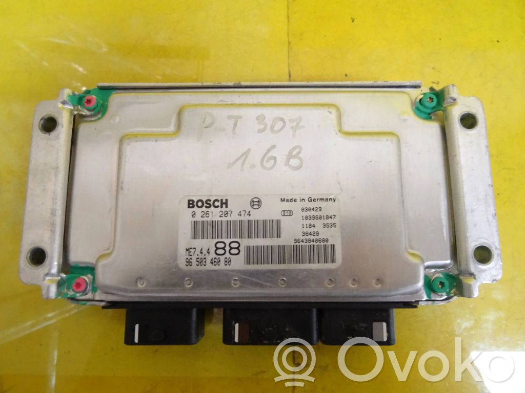 Engine control unit/module   0261207474,9650346080