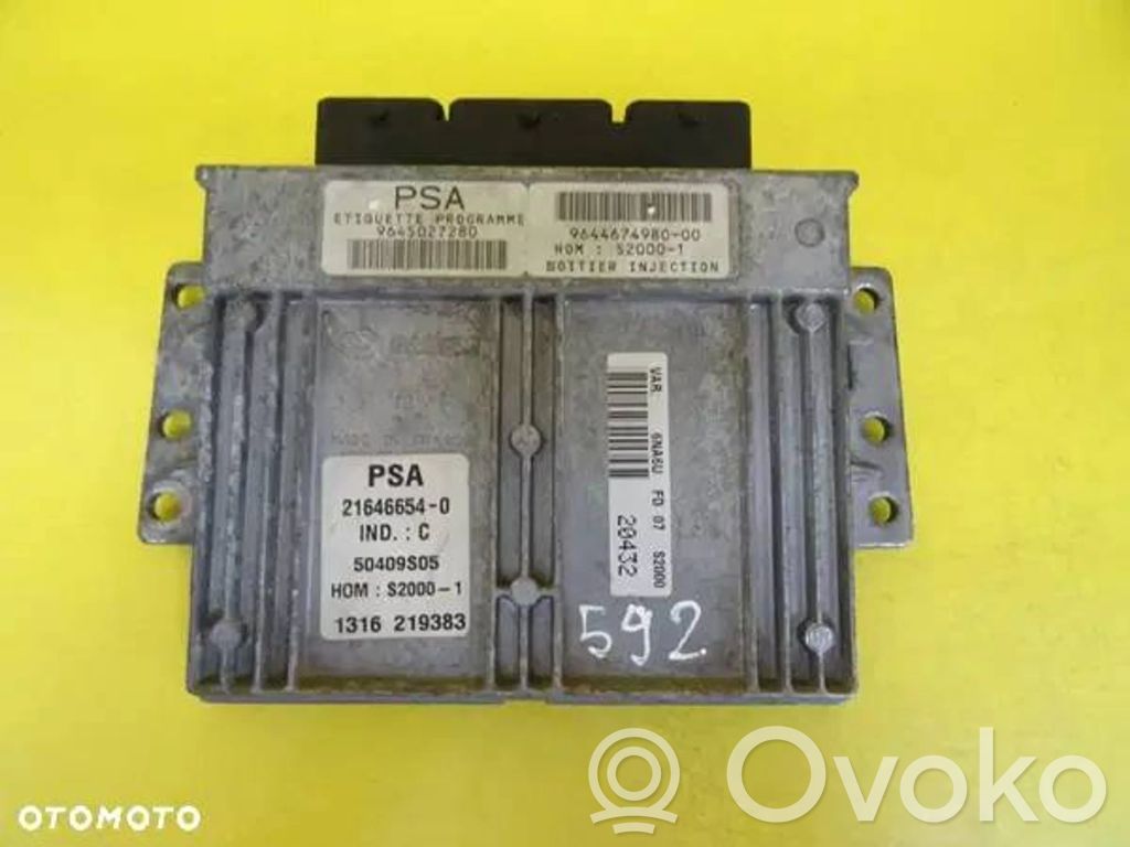 Citroen Xsara Picasso Engine control unit/module 