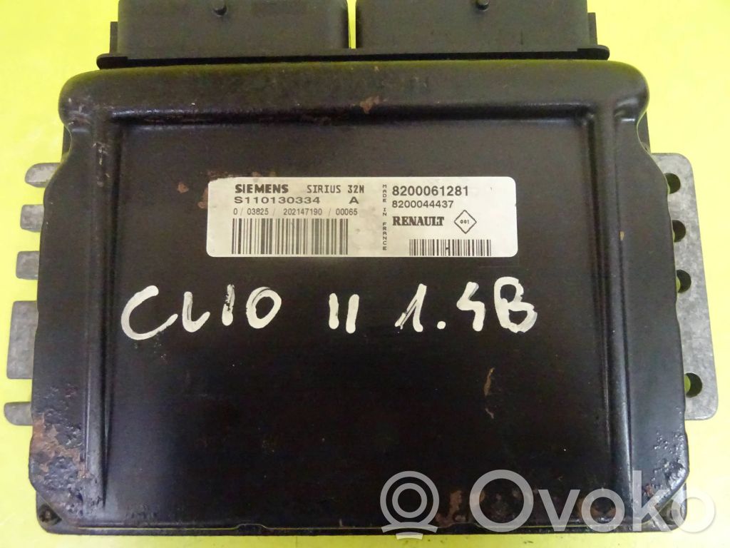 Renault Clio II Engine control unit/module 
