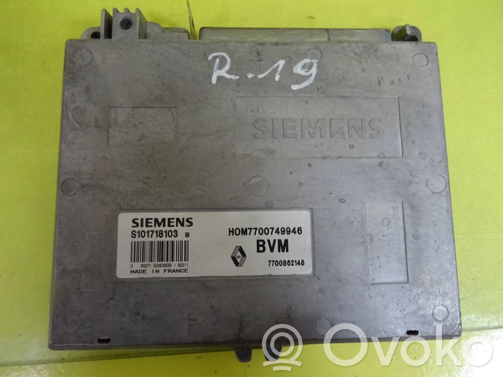 Renault 19 Engine control unit/module 