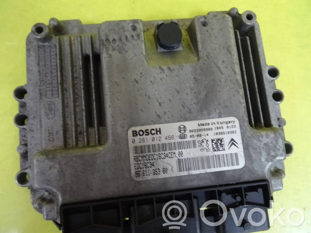 Citroen Xsara Picasso Engine control unit/module 
