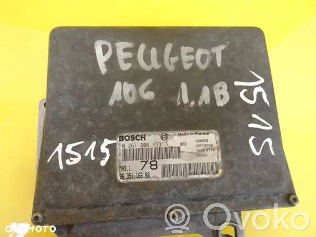 Peugeot 106 Engine control unit/module 