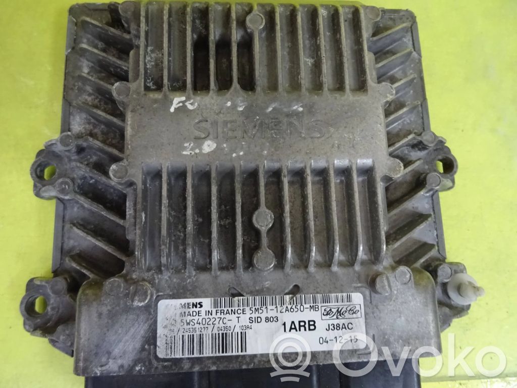 Moottorin ohjainlaite/moduuli   5WS40227CT,5WS40227CT