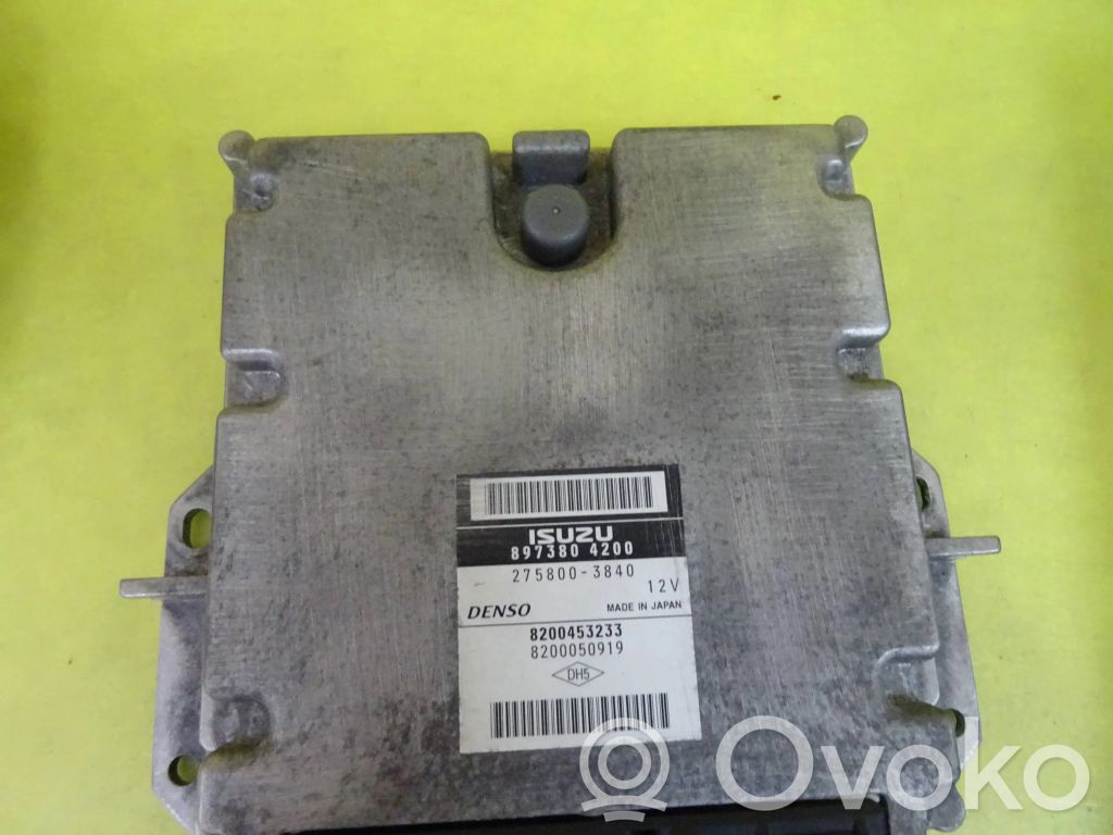 Renault Vel Satis Engine control unit/module 
