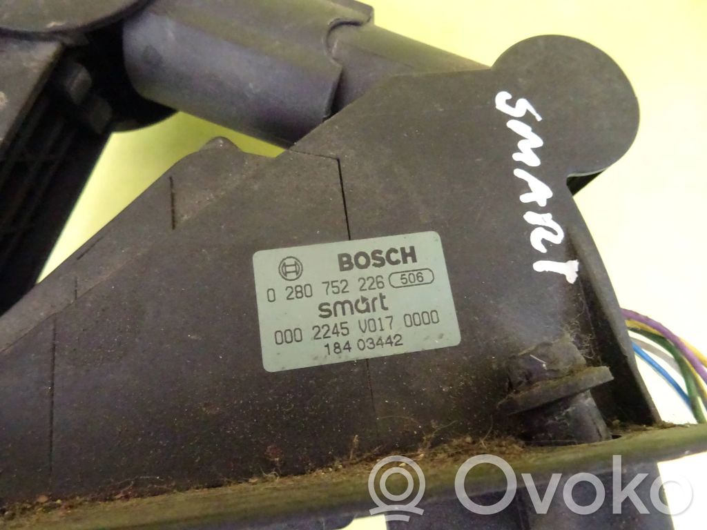 Smart ForTwo I Accelerator throttle pedal 