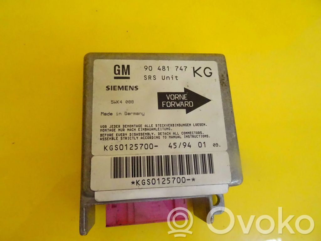 Opel Corsa B Airbag control unit/module 
