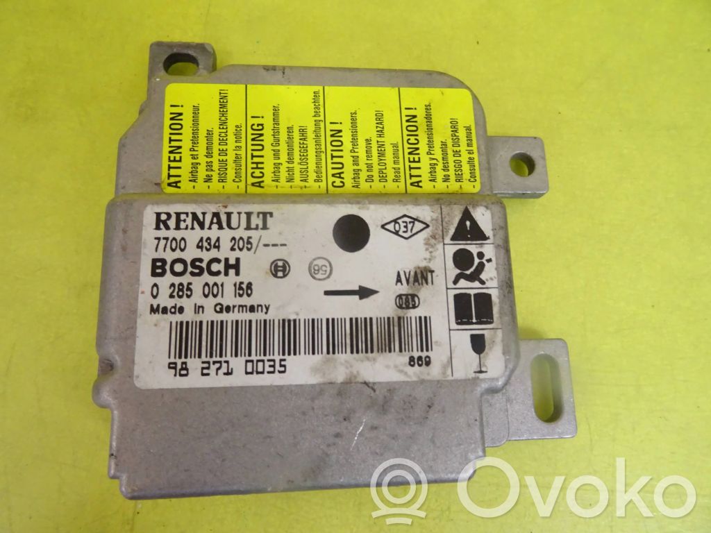Renault Clio II Unidad de control/módulo del Airbag 