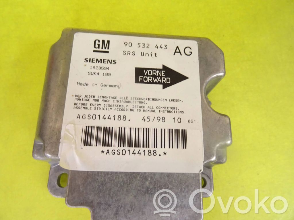 Opel Corsa B Airbagsteuergerät 