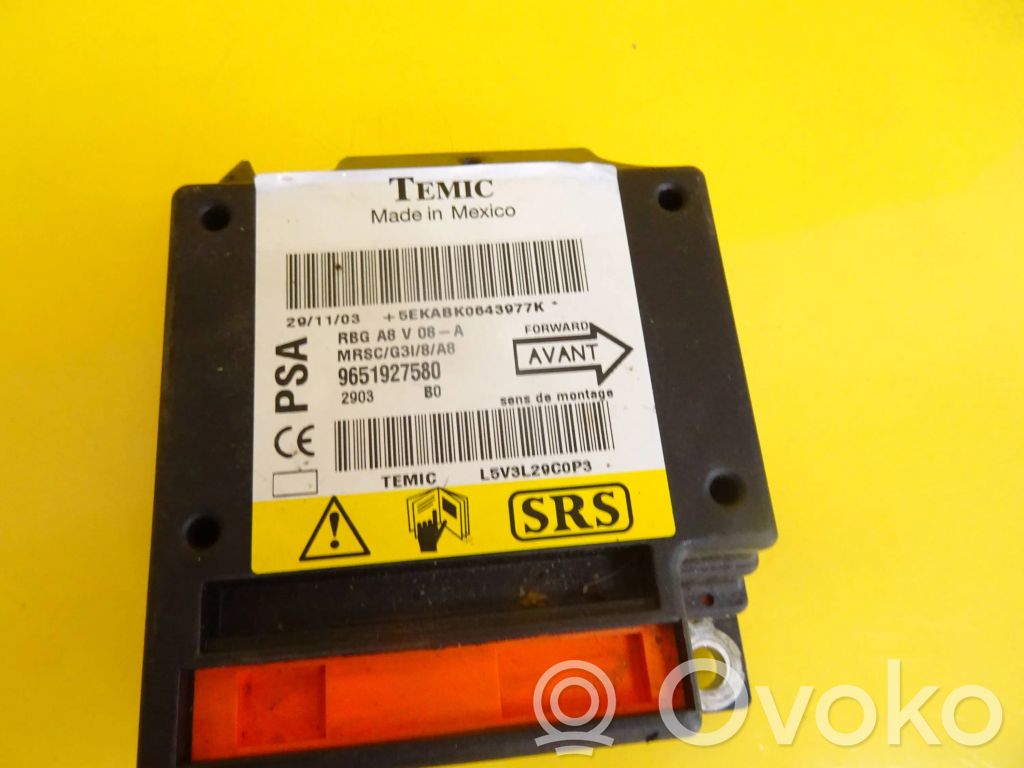 Airbag control unit/module   9651927580