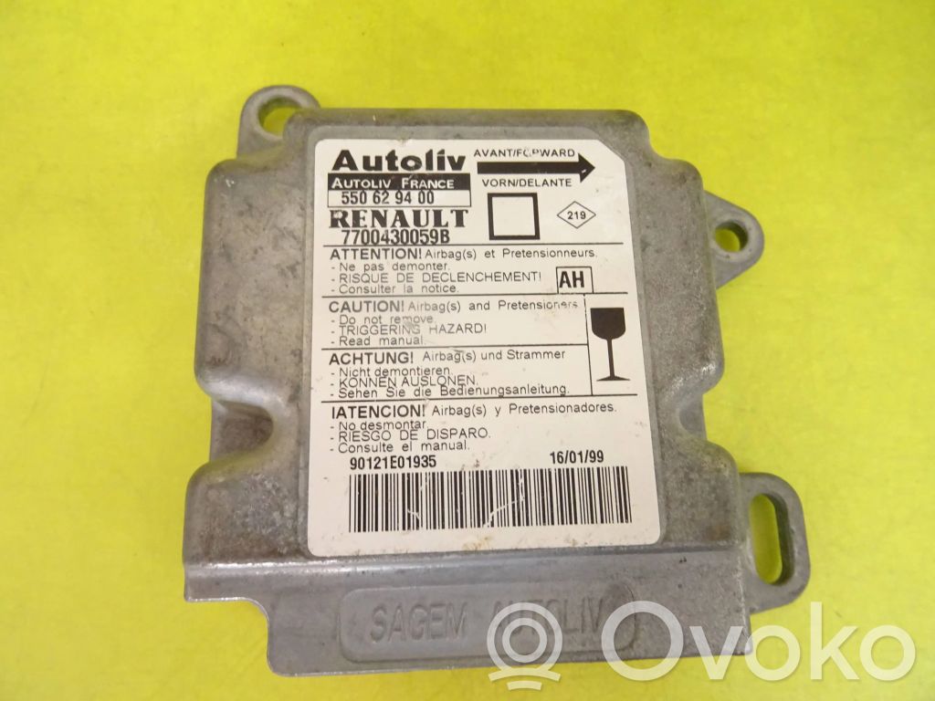 Renault Megane I Unitate/modul de comandă airbaguri 