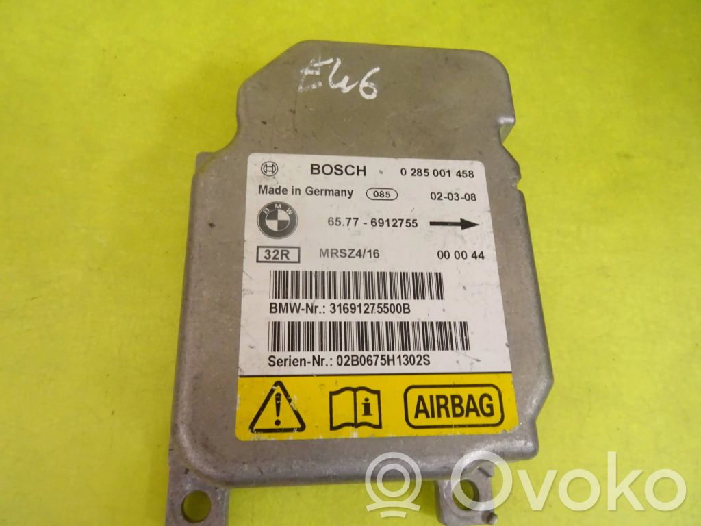 Unidad de control/módulo del Airbag   0285001458,65776912755