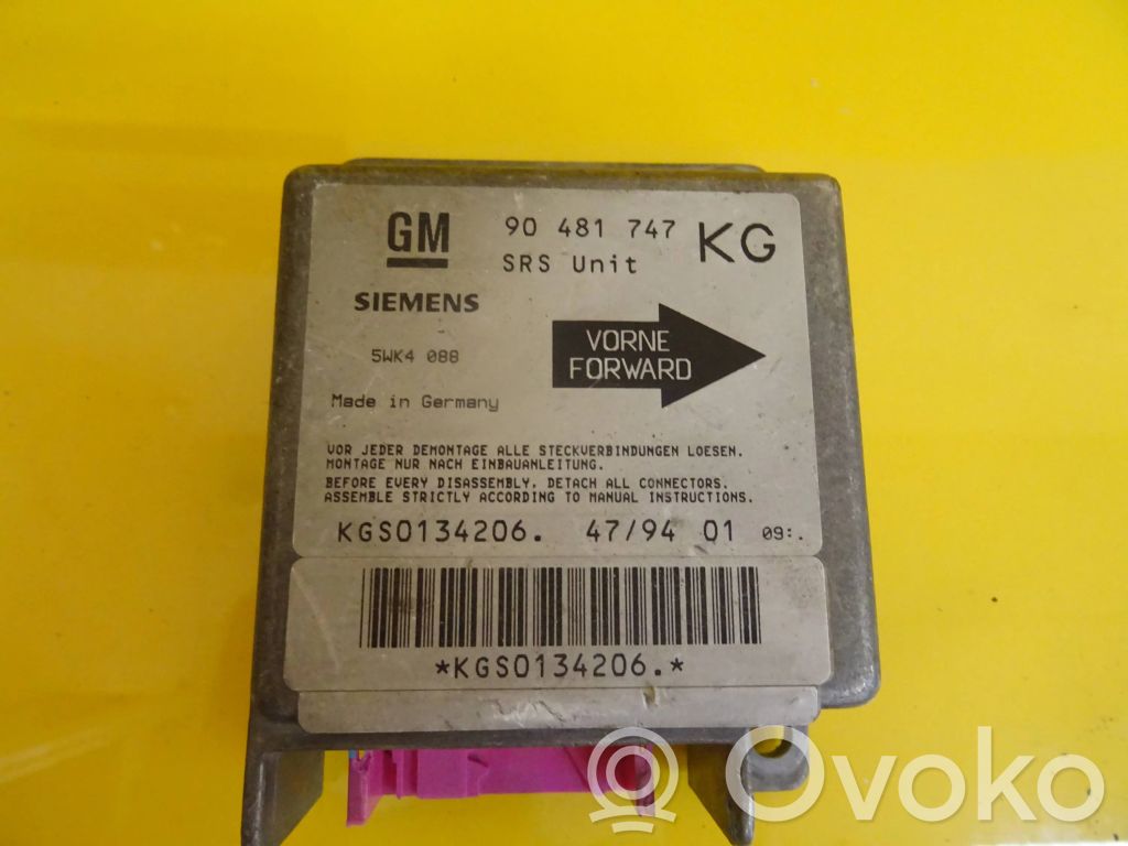 Opel Corsa B Airbag control unit/module 