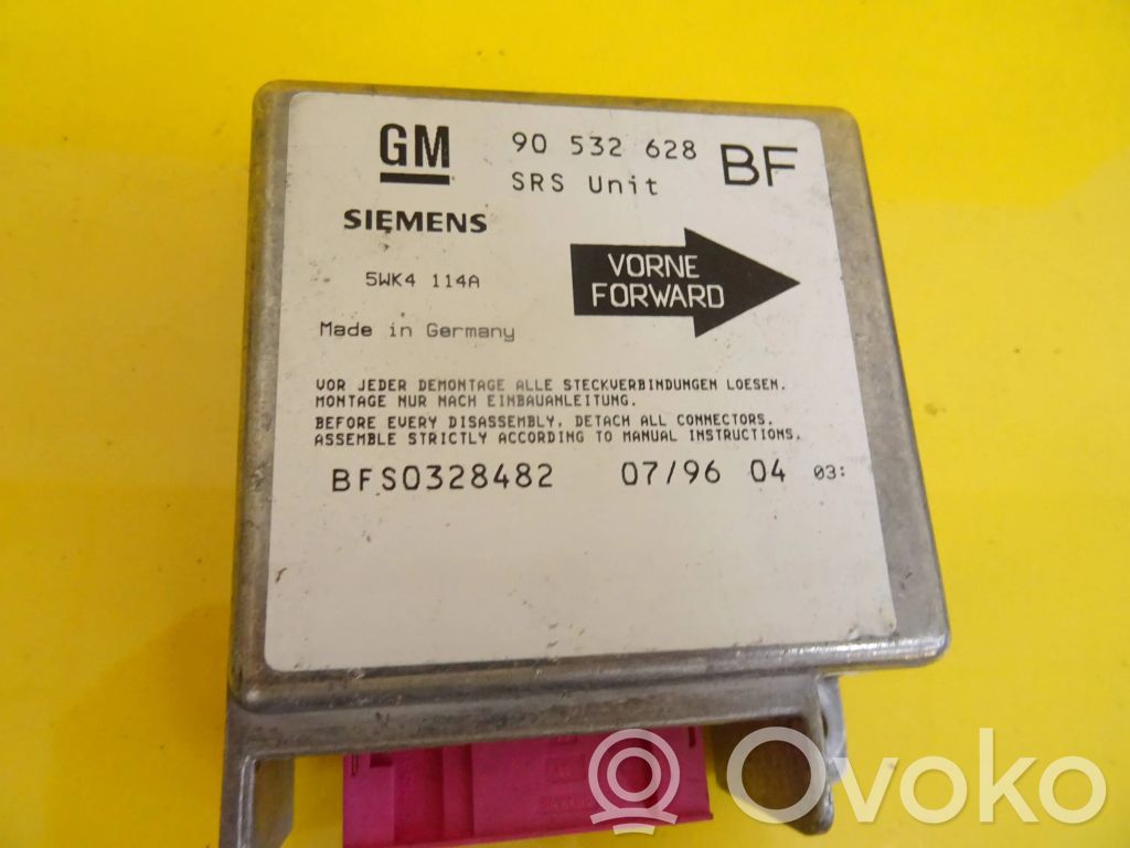 Opel Corsa B Airbag control unit/module 