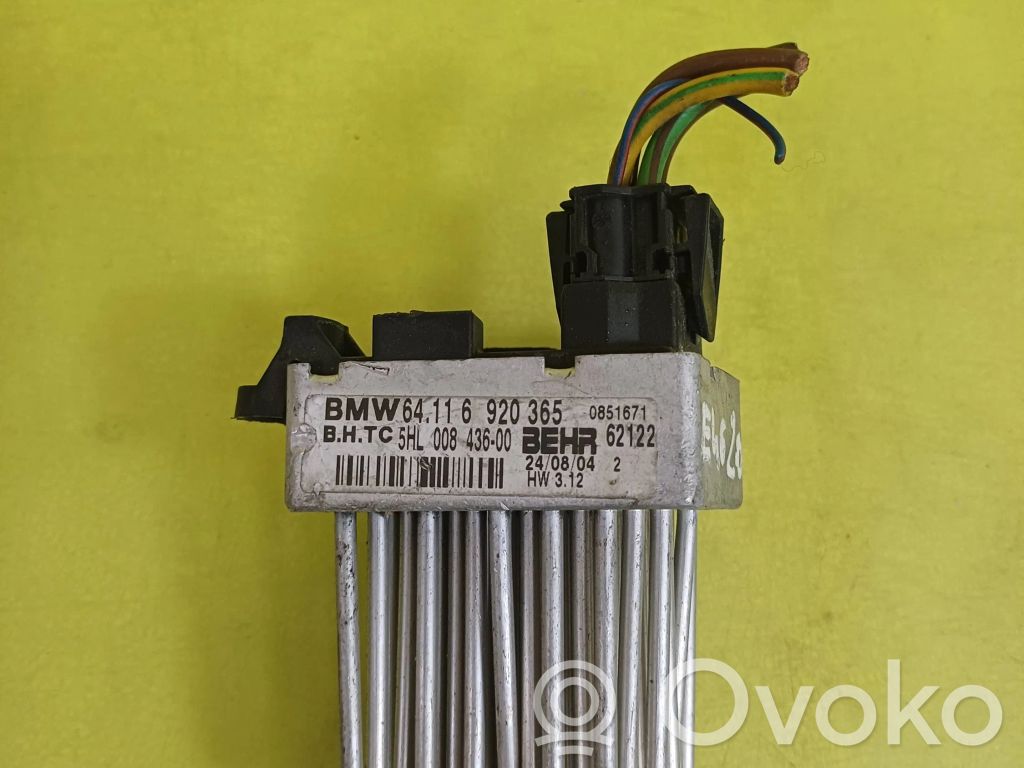BMW 3 E46 Motor aerotermă/rezistor ventilator 