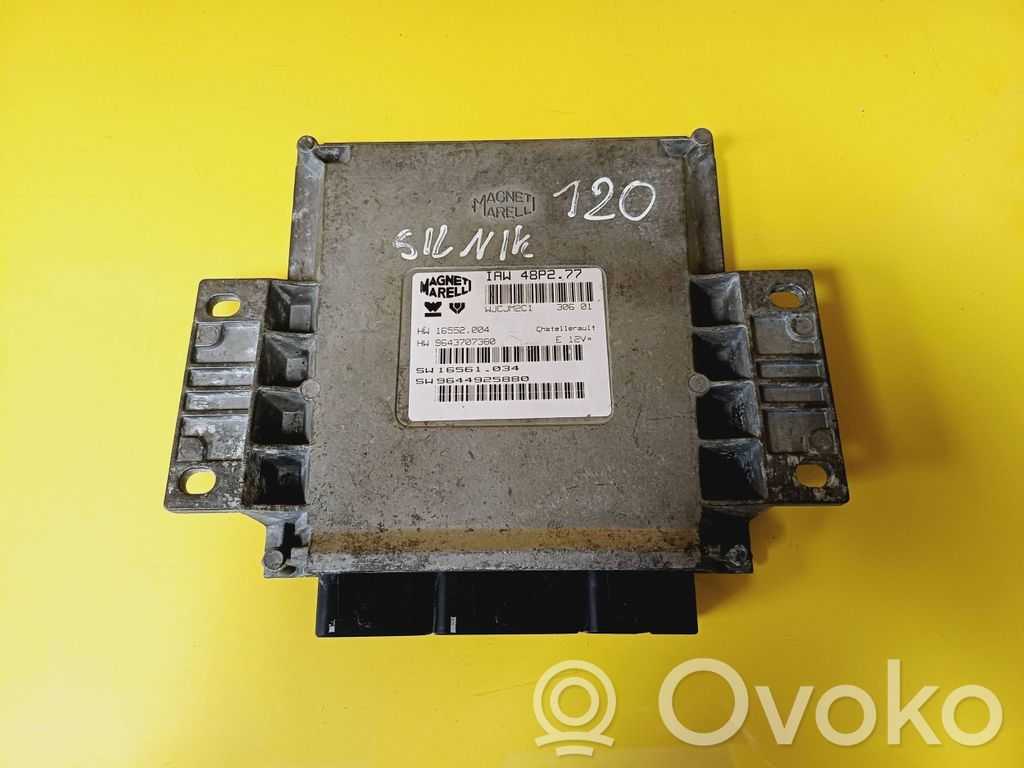 Peugeot 206 Engine control unit/module 