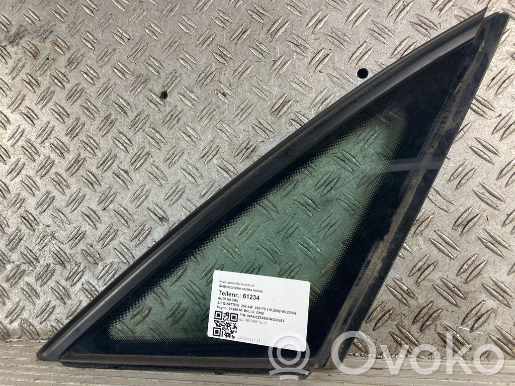 Rear side window   4E0845300M