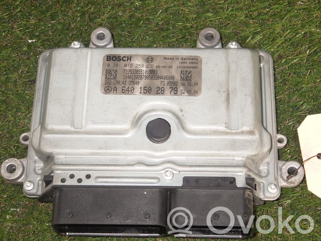 Mercedes-Benz A W169 Engine control unit/module 