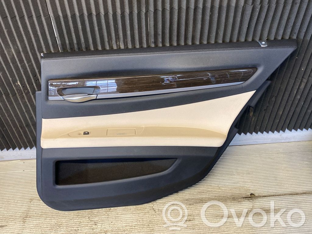 BMW 7 F01 F02 F03 F04 Boczki / Poszycie drzwi tylnych 