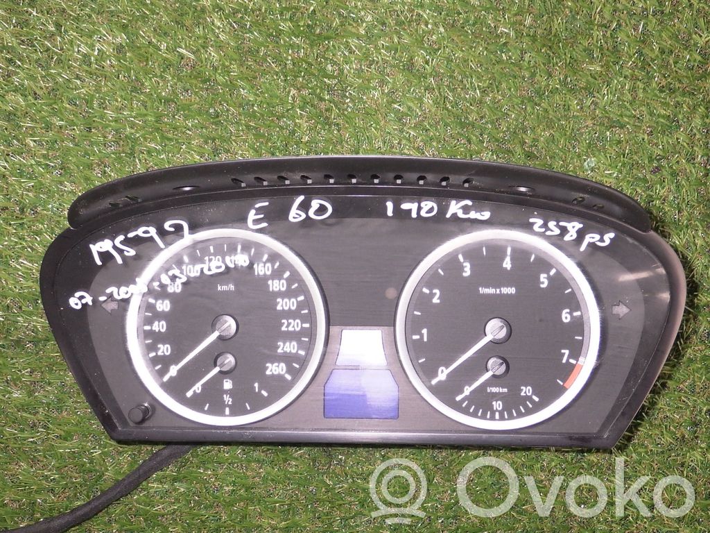BMW 5 E60 E61 Speedometer (instrument cluster) 