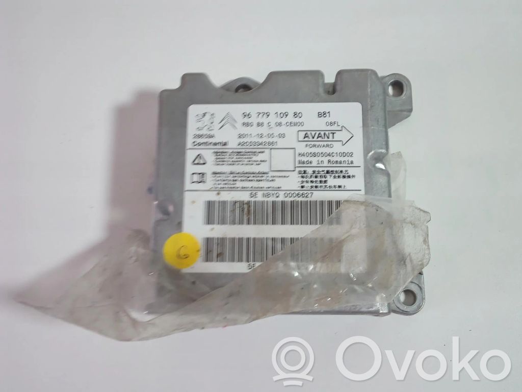 Airbag control unit/module   9677910980