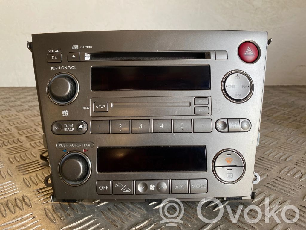 Subaru Legacy Radio/CD/DVD/GPS-pääyksikkö 