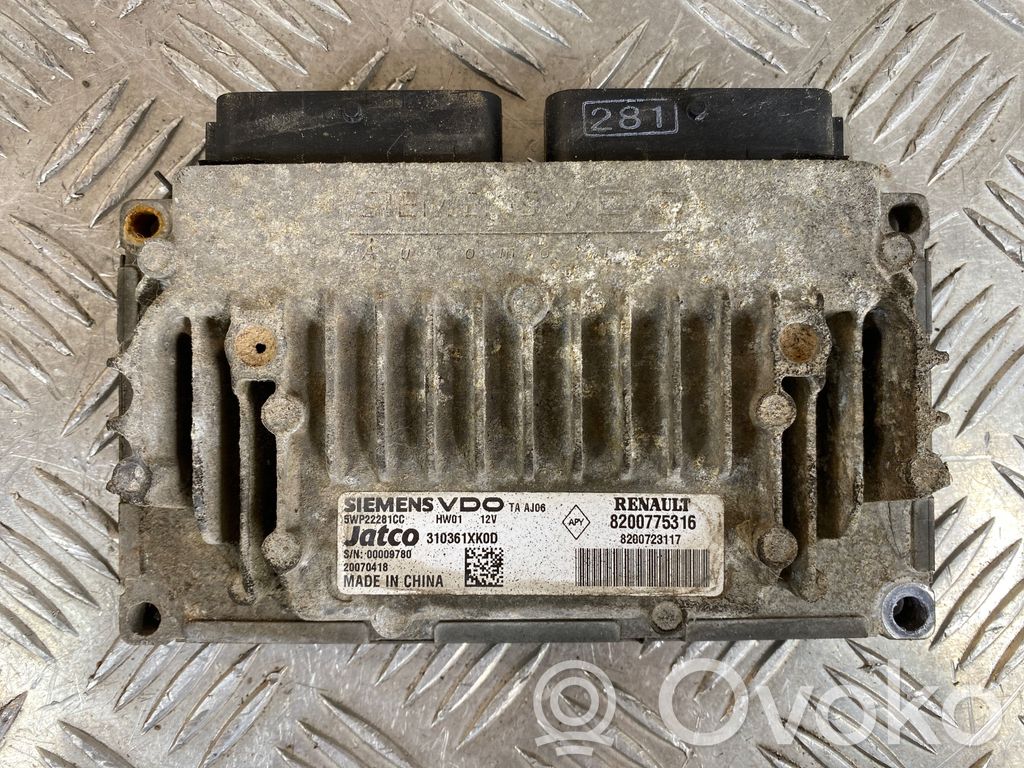Renault Laguna III Gearbox control unit/module 