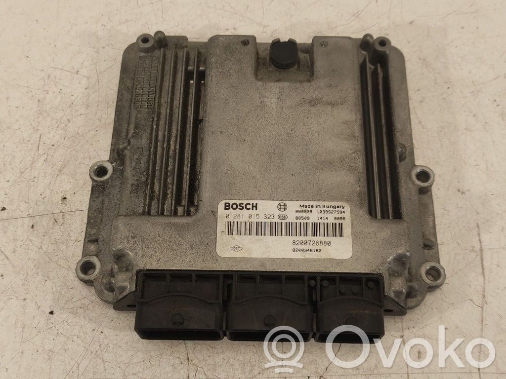 Engine control unit/module   8200726880,0281015323