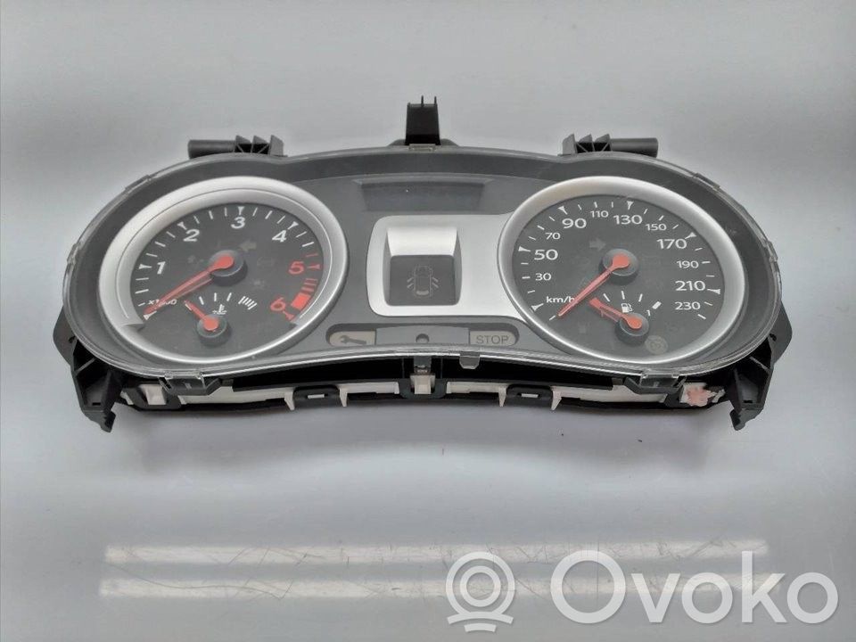 Renault Clio III Geschwindigkeitsmesser Cockpit 
