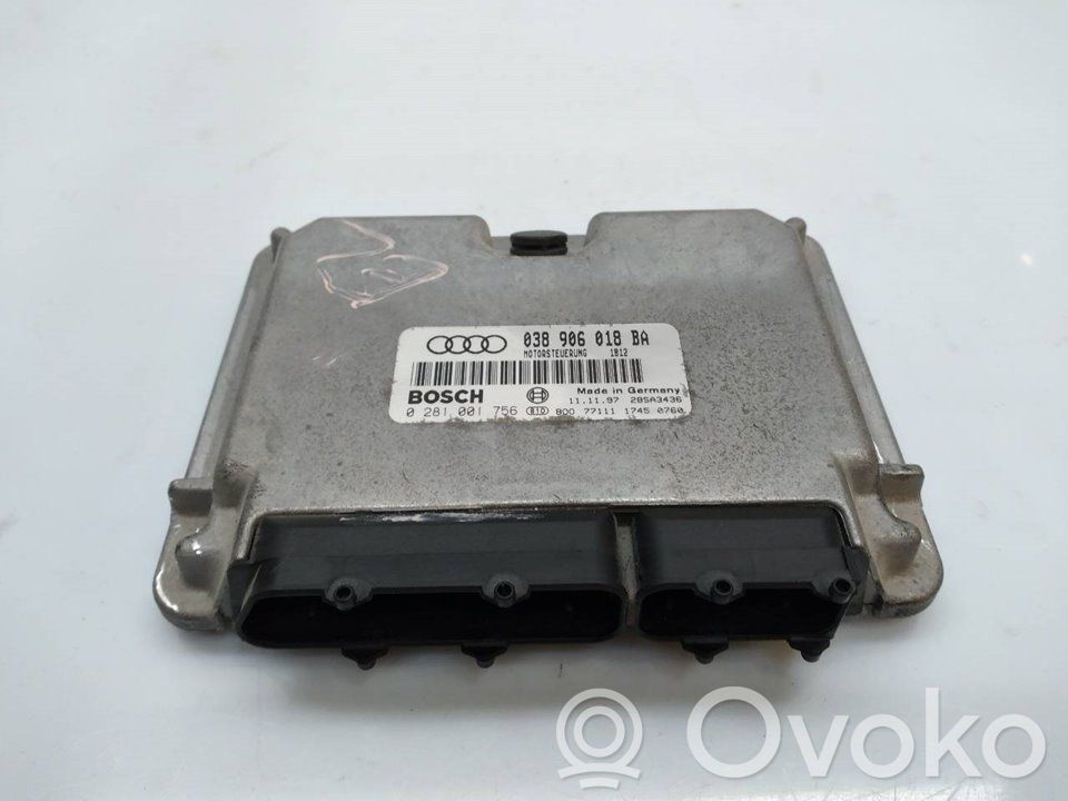 Engine control unit/module   0281001756,038906018BA,BOSCH