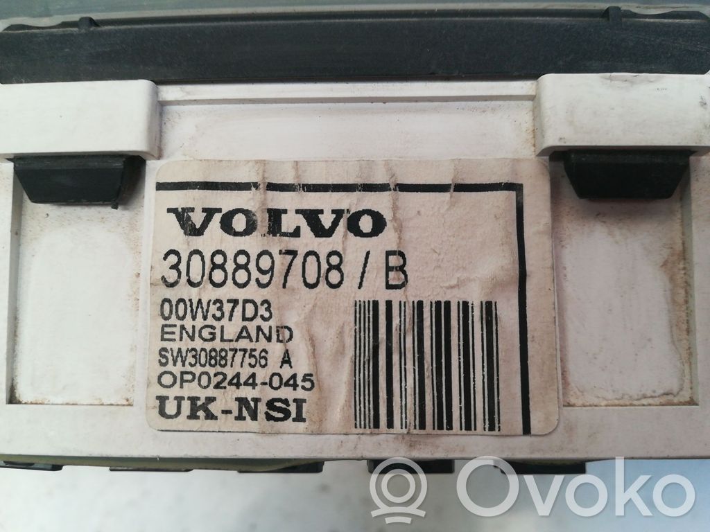 Volvo S40, V40 Tachimetro (quadro strumenti) 