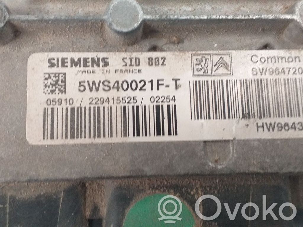 Citroen C3 Variklio valdymo blokas 