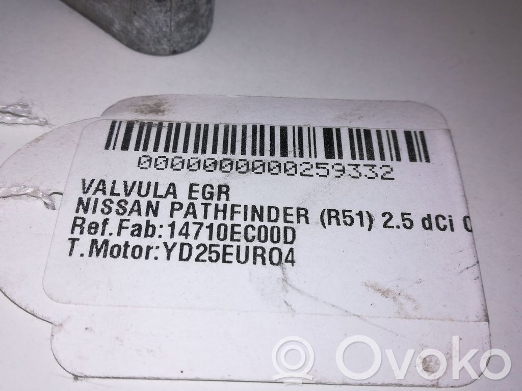Nissan Pathfinder R51 Valvola EGR 
