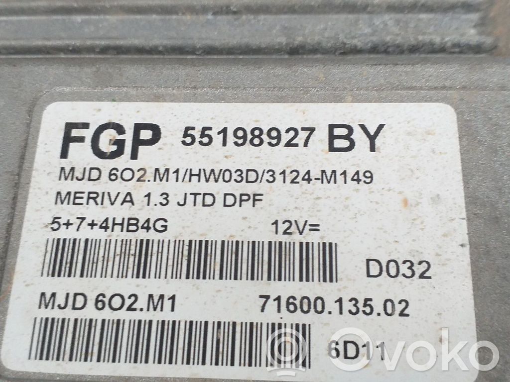 Sterownik / Moduł ECU   55198927BY