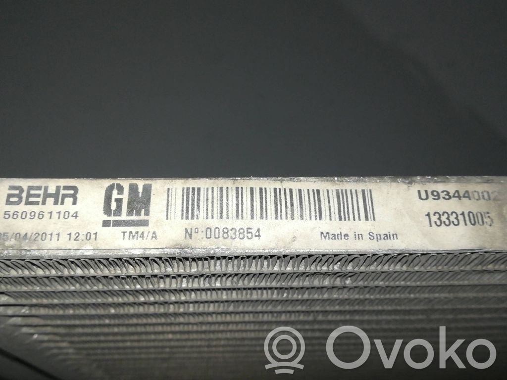 Opel Meriva B Radiatore di raffreddamento A/C (condensatore) 