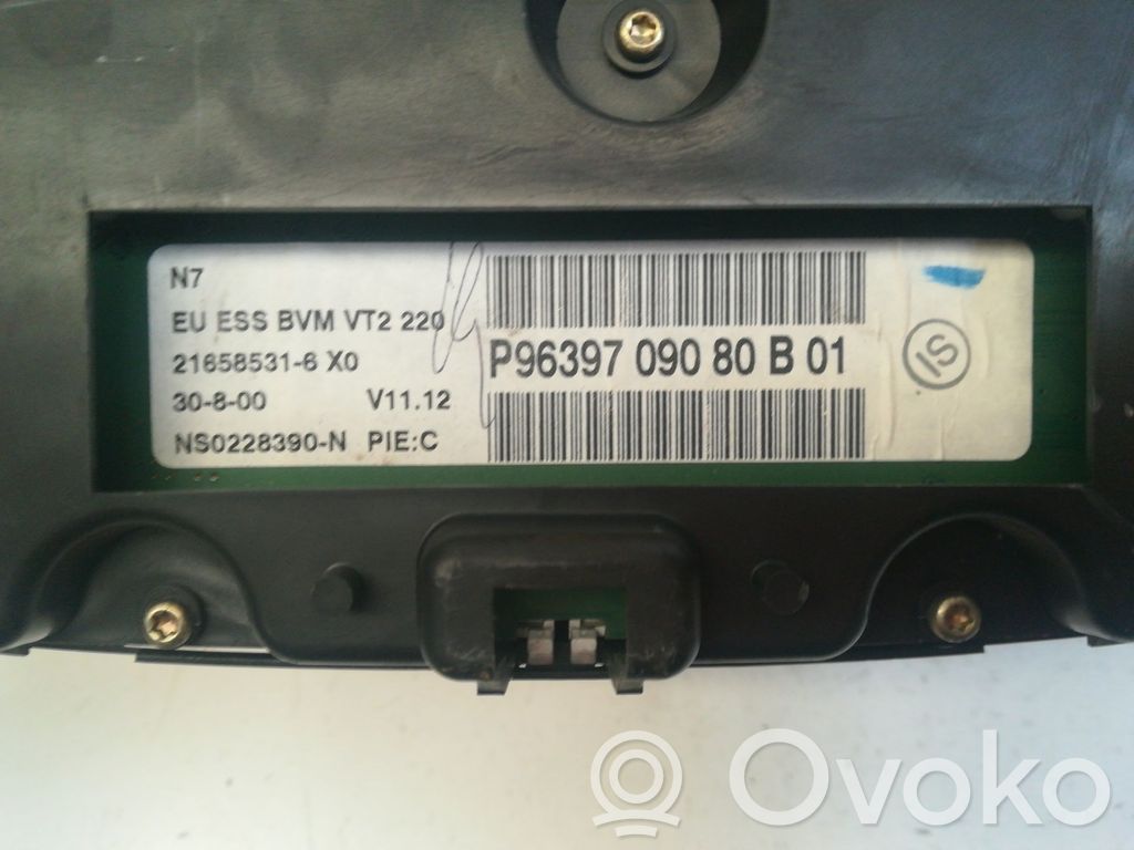 Citroen Xsara Geschwindigkeitsmesser Cockpit 