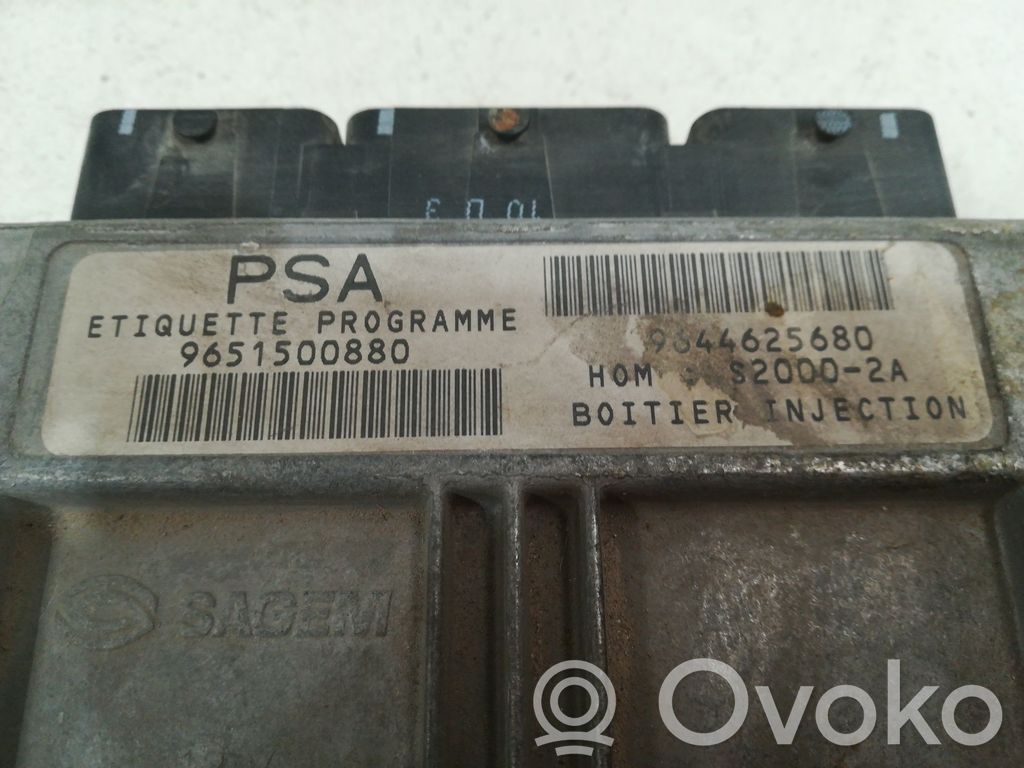 Peugeot 206 Unitate/modul de control motor 