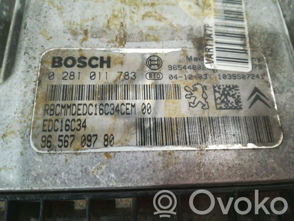 Peugeot 206 Motorsteuergerät/-modul 