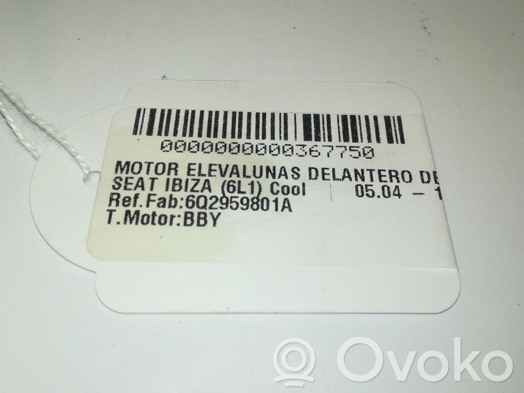 Seat Ibiza III (6L) Silnik regulatora szyby drzwi przednich 