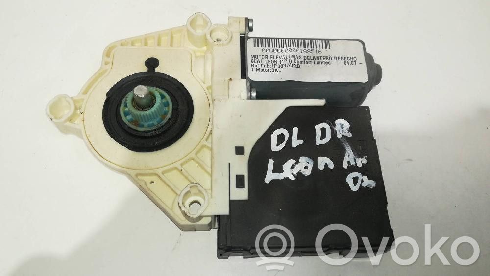 Seat Leon (1P) Moteur de lève-vitre de porte avant