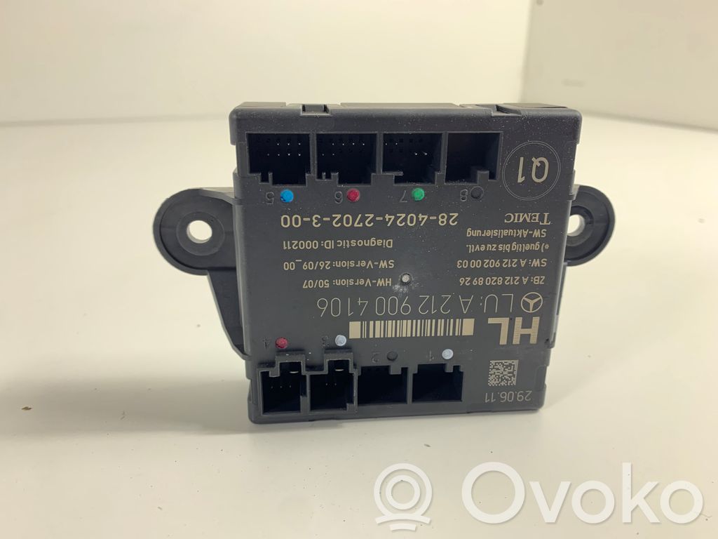 Mercedes-Benz E W212 Door control unit/module 