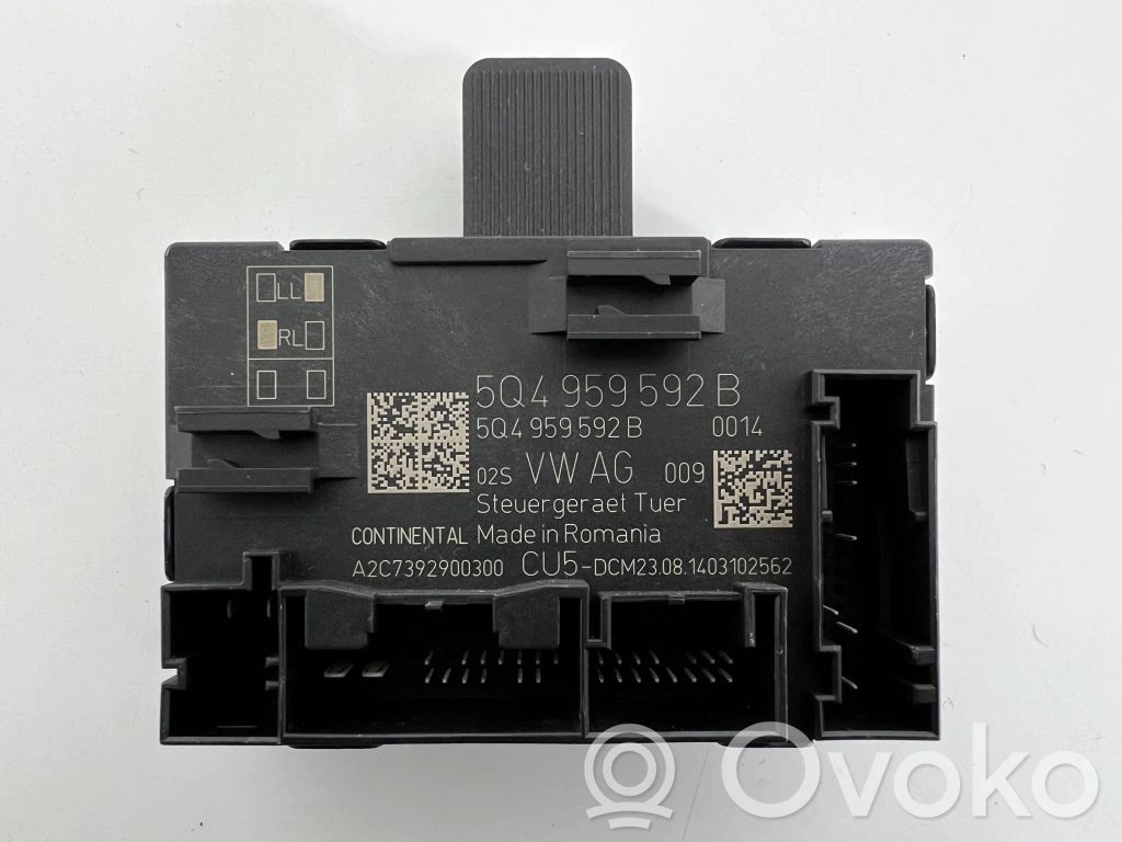 Skoda Octavia Mk3 (5E) Door control unit/module 