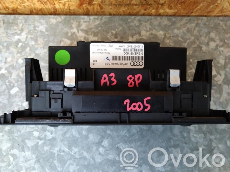 Audi A3 S3 A3 Sportback 8P Climate control unit 