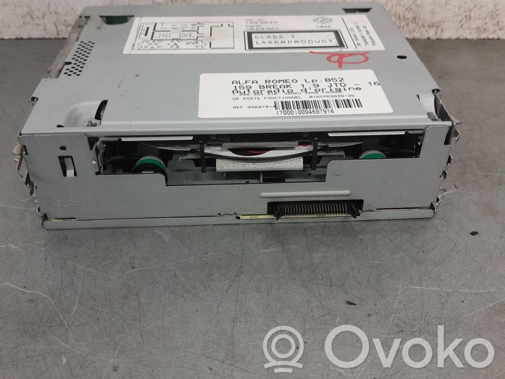 Alfa Romeo 159 Unitate principală radio/CD/DVD/GPS 